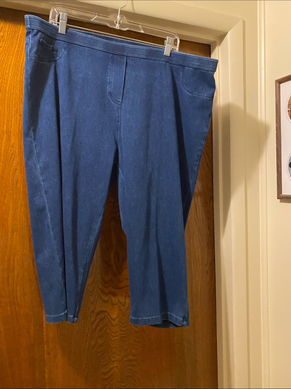Women's Corduroy Stretch Jeans - Navy Blue